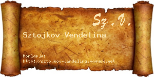Sztojkov Vendelina névjegykártya